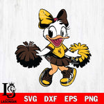 Wyoming Cowboys Daisy Duck Cheerleader Svg Eps Dxf Png File, NCAA svg, Digital Download, Instant Download