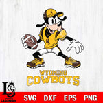 Wyoming Cowboys Goofy Disney, Svg Eps Dxf Png File, Digital Download