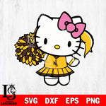 Wyoming Cowboys Hello Kitty Cheerleader 12 Svg Eps Dxf Png File, Digital Download, Instant Download