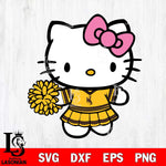 Wyoming Cowboys Hello Kitty Cheerleader 8 Svg Eps Dxf Png File, Digital Download, Instant Download