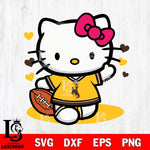 Wyoming Cowboys Hello Kitty sport 10 Svg Eps Dxf Png File, NCAA svg, Digital Download, Instant Download