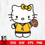 Wyoming Cowboys Hello Kitty sport 7 Svg Eps Dxf Png File, NCAA svg, Digital Download, Instant Download