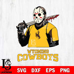 Wyoming Cowboys Jason Voorhees 11 Svg Eps Dxf Png File, Digital Download