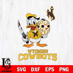 Wyoming Cowboys Jason Voorhees 12 Svg Eps Dxf Png File, Digital Download