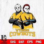 Wyoming Cowboys Jason Voorhees 8 Svg Eps Dxf Png File, Digital Download