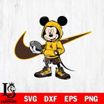 Wyoming Cowboys Mickey Wearing Hoodie Sport Svg Eps Dxf Png File, NCAA svg, Digital Download, Instant Download