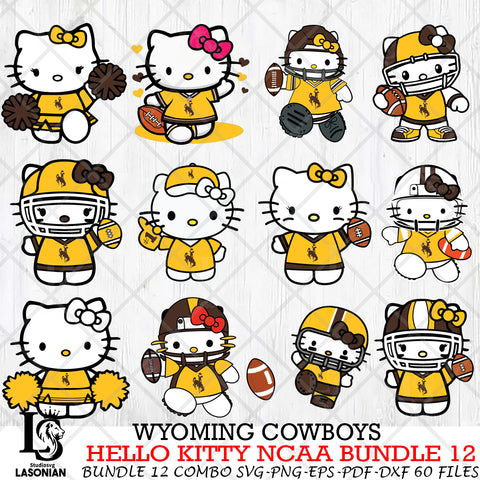 Wyoming Cowboys NCAA Bundle 12 Svg Eps Dxf Png File, NCAA svg, Digital Download, Instant Download