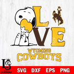 Wyoming Cowboys Snoopy Sport 10 Svg Eps Dxf Png File, Digital Download