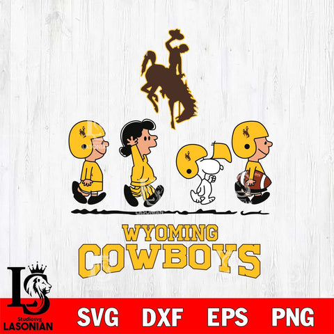 Wyoming Cowboys Snoopy Sport 12 Svg Eps Dxf Png File, Digital Download