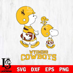 Wyoming Cowboys Snoopy Sport Svg Eps Dxf Png File, Digital Download