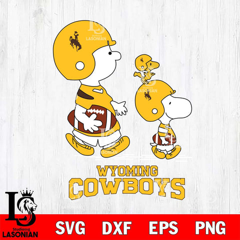 Wyoming Cowboys Snoopy Sport Svg Eps Dxf Png File, Digital Download