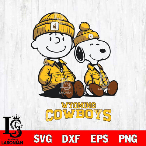 Wyoming Cowboys Snoopy Sport 6 Svg Eps Dxf Png File, Digital Download