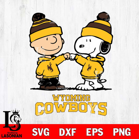 Wyoming Cowboys Snoopy Sport 9 Svg Eps Dxf Png File, Digital Download