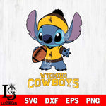 Wyoming Cowboys Stitch Disney, Svg Eps Dxf Png File, Digital Download