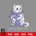 cat pulmonary hypertension awareness 11 Svg Eps Dxf Png File, Digital Download, Instant Download