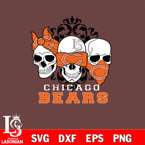 Chicago Bears svg eps dxf png file, digital download , Instant Download