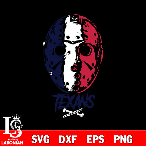 Houston Texans Jason Voorhees NFL svg eps dxf png file, digital download , Instant Download