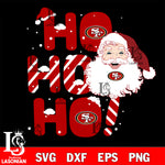 Ho ho ho San Francisco 49ers svg eps dxf png file, Digital Download , Instant Download