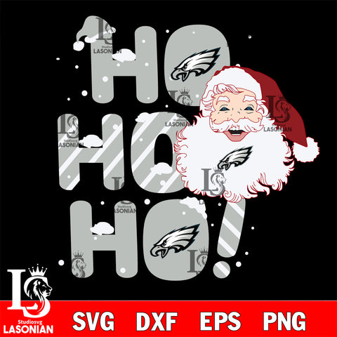 Ho ho ho Philadelphia Eagles svg eps dxf png file, Digital Download , Instant Download