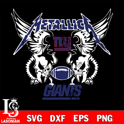 metallica New York Giants svg eps dxf png file, digital download , Instant Download