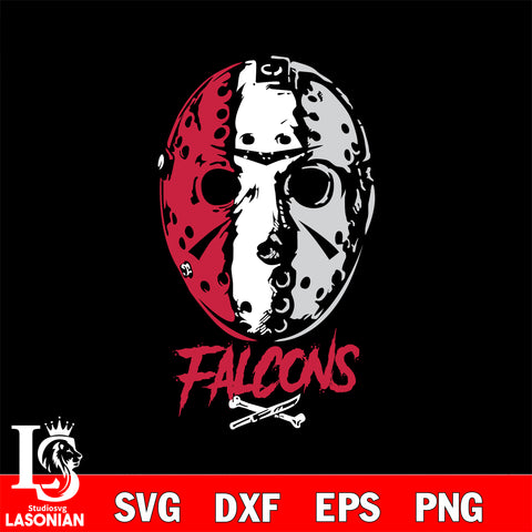 Atlanta Falcons Jason Voorhees NFL svg eps dxf png file, digital download , Instant Download