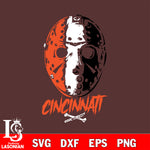 Cincinnati Bengals Jason Voorhees NFL svg eps dxf png file, digital download , Instant Download