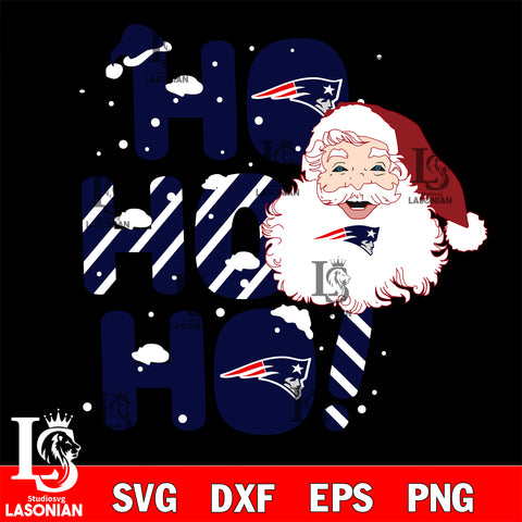 Ho ho ho New England Patriots svg eps dxf png file, Digital Download , Instant Download