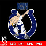 Indianapolis Colts NFL Football Jeffy Dabbing Sports For Fans svg, NFL svg eps dxf png file, Digital Download , Instant Download