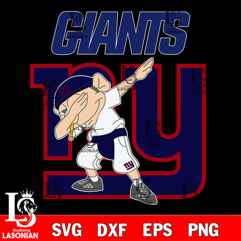 New York Giants NFL Football Jeffy Dabbing Sports For Fans svg, NFL svg eps dxf png file, Digital Download , Instant Download