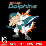 Miami Dolphins NFL Football Jeffy Dabbing Sports For Fans svg, NFL svg eps dxf png file, Digital Download , Instant Download