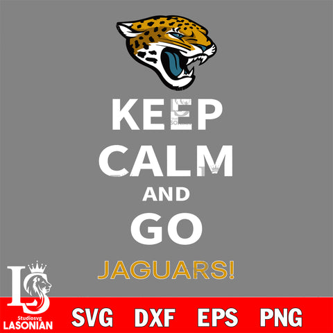 Keep Calm And Go Jacksonville Jaguars NFL svg, NFL svg eps dxf png file, Digital Download , Instant Download