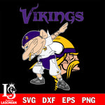 Minnesota Vikings NFL Football Jeffy Dabbing Sports For Fans svg, NFL svg eps dxf png file, Digital Download , Instant Download