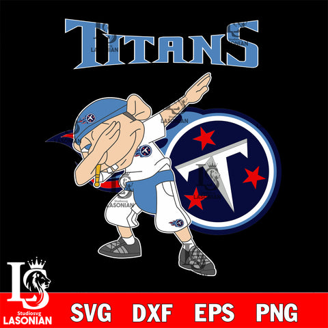 Tennessee Titans NFL Football Jeffy Dabbing Sports For Fans svg, NFL svg eps dxf png file, Digital Download , Instant Download