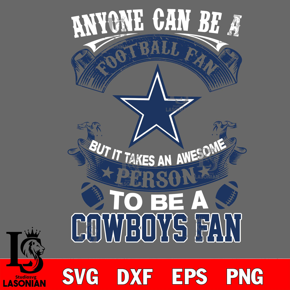 Anyone can be a football fan but in take an awesome daddy to be a dallas