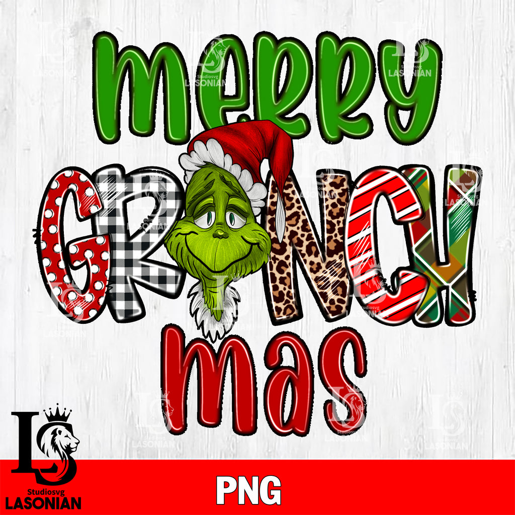 Merry Grinchmas PNG file , Digital Download , Instant Download ...