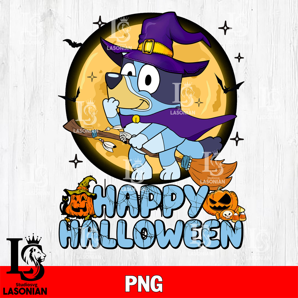 Bluey happy halloween , Bluey halloween png file, Digital Download , I ...