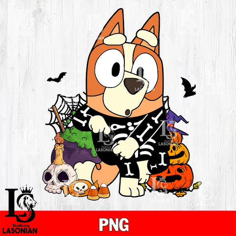 Bluey Bing Halloween  , Bluey halloween png file, Digital Download , Instant Download