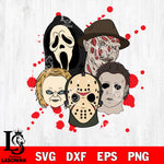 Horror face SVG DXF EPS PNG file, Digital Download , Instant Download