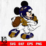 Disney Mickey Mouse Baltimore Ravens svg dxf eps png, Digital Download , Instant Download