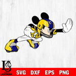 Disney Mickey Mouse Los Angeles Rams SVG , NFL svg,eps,dxf,png file, digital download