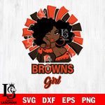 Cleveland Browns girls svg eps dxf png file, digital download , Instant Download