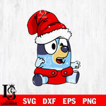 Bluey christmas svg dxf eps png file , Digital Download , Instant Download