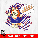 Let's go Washington Commanders Chilli Heeler bluey svg eps dxf png file, Digital Download , Instant Download