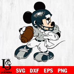 Disney Mickey Mouse Philadelphia Eagles svg dxf eps png, Digital Download , Instant Download