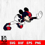 Disney Mickey Mouse Houston Texans SVG , NFL svg,eps,dxf,png file, digital download