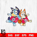 BLUEY LA CLIPPERS svg eps dxf png file, Digital Download, Instant Download