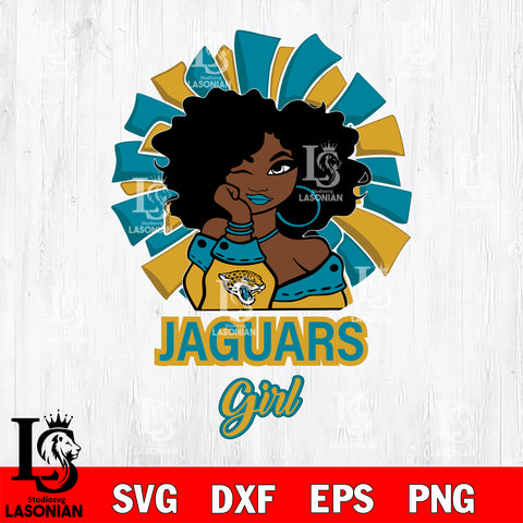 Jacksonville Jaguars girls svg eps dxf png file, digital download , Instant Download