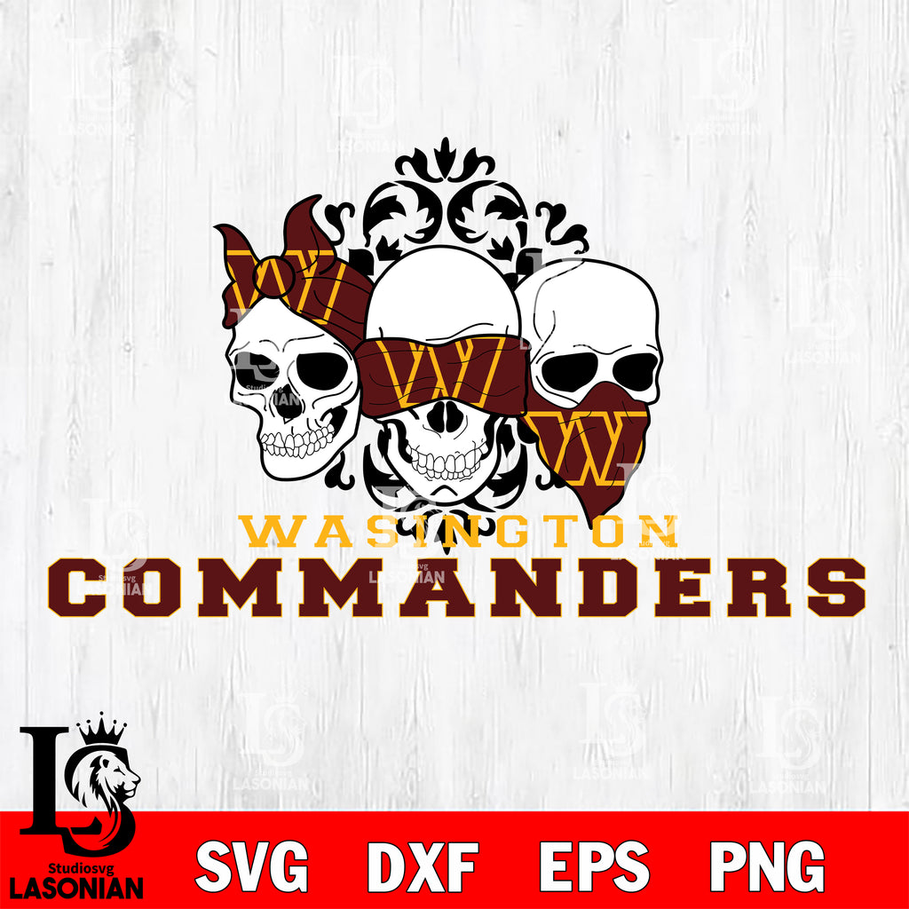 Washington Commanders- svg,eps,dxf,png file – lasoniansvg