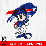 Disney Mickey Mouse Buffalo Bills SVG , NFL svg,eps,dxf,png file, digital download