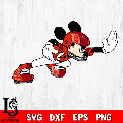 Disney Mickey Mouse Tampa Bay Buccaneers SVG , NFL svg,eps,dxf,png file, digital download